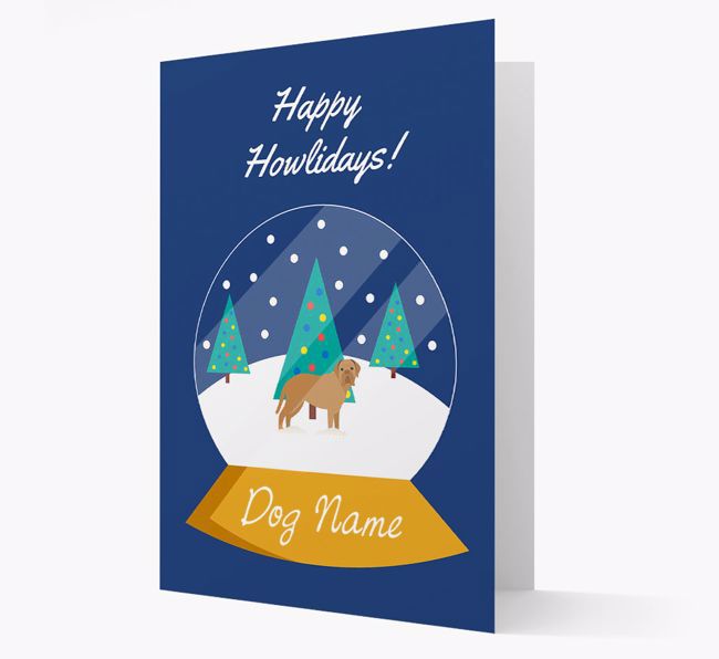 'Happy Howlidays' - Personalised {breedFullName} Card